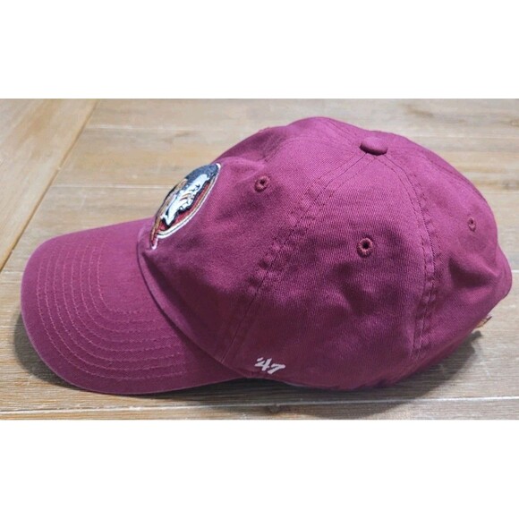 Florida State Seminoles 47 Brand Clean Up Adjustable Hat - Maroon Red Cap - Picture 2 of 6